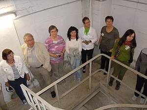 Aufstieg zum Turm des Robert-Schmidt-Berufskollegs