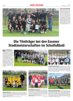 Die Titelträger bei den Essener Schulmeisterschaften